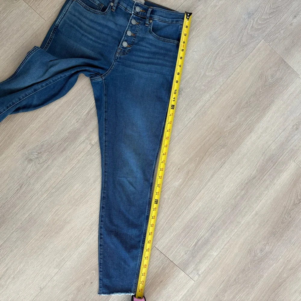 Everlane Womens The Vintage Skinny Jean 26 Ankle Blue Medium Wash Denim Cotton